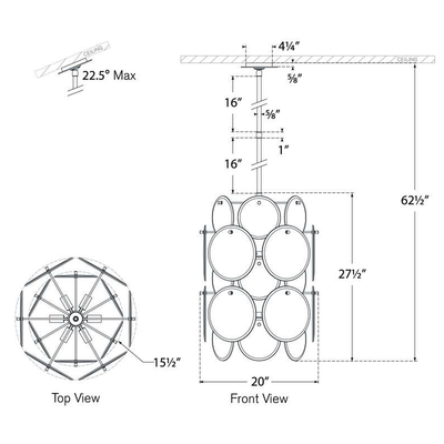 Loire Barrel Chandelier