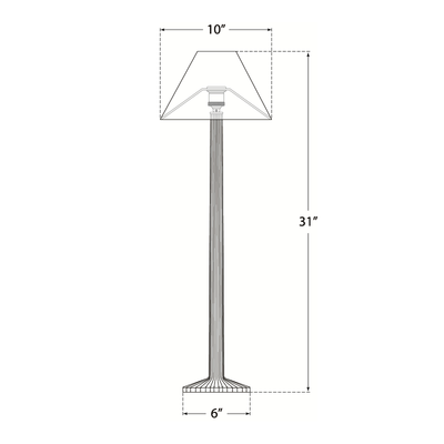 Strie Buffet Table Lamp