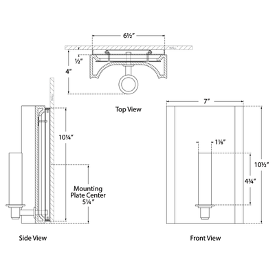 Leeds Rectangle Wall Sconce