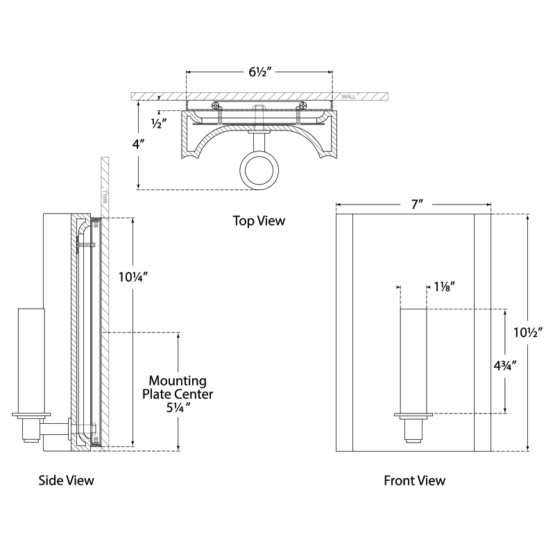 Leeds Rectangle Wall Sconce
