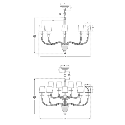 Vivian Large Chandelier