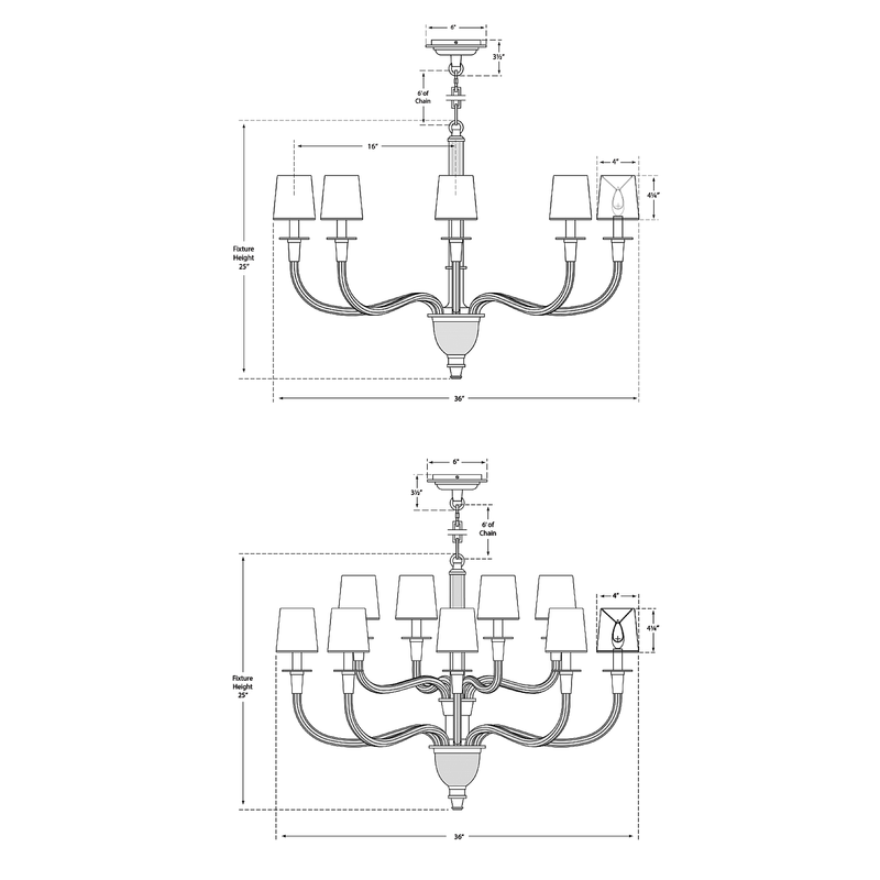 Vivian Large Chandelier