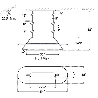 Teline Linear Chandelier