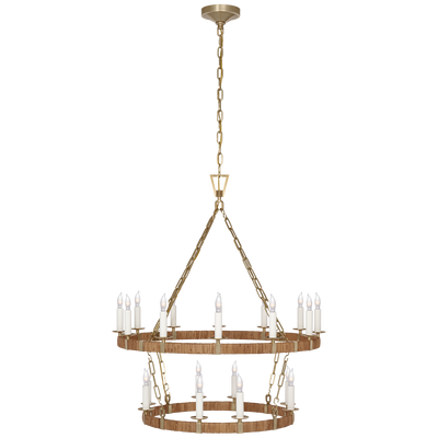 Darlana Wrapped Two Tiered Chandelier