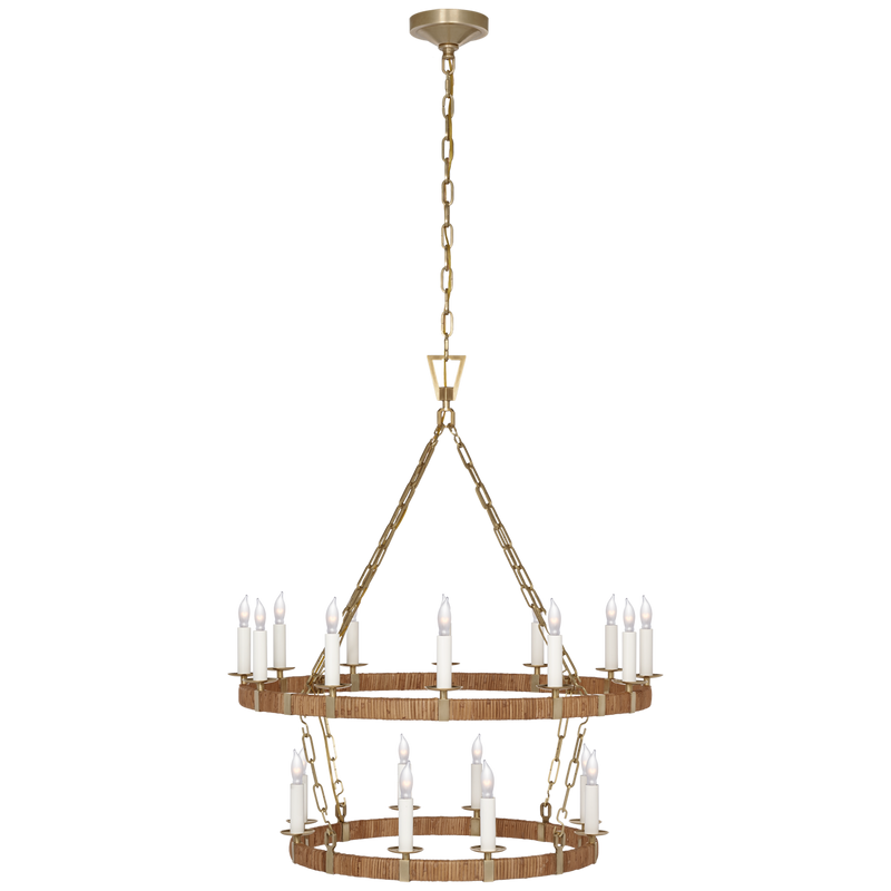 Darlana Wrapped Two Tiered Chandelier