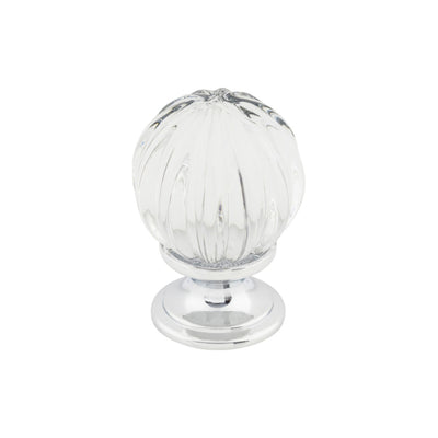 Clear Melon Crystal Knob