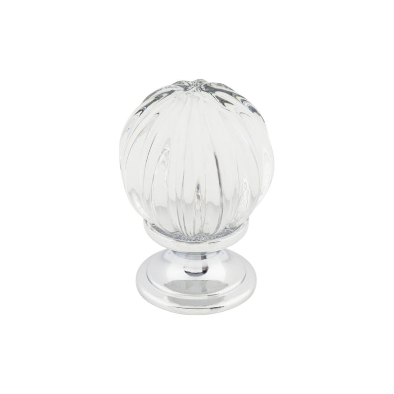 Clear Melon Crystal Knob