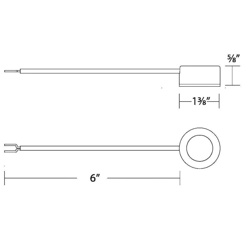 Undercabinet Mini Puck Light Kit / 6-Pack Plug-In