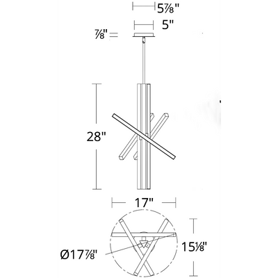 Parallax Foyer Pendant