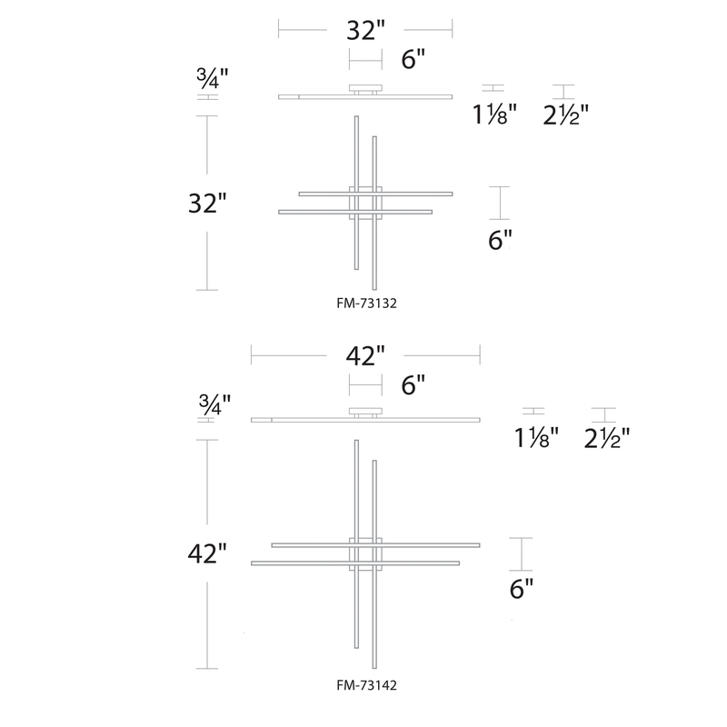 Parallax 3-CCT Ceiling Flush Light