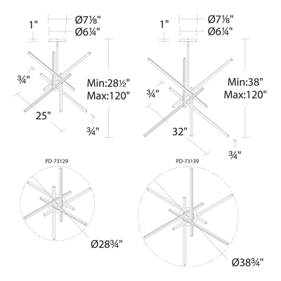 Parallax LED Pendant