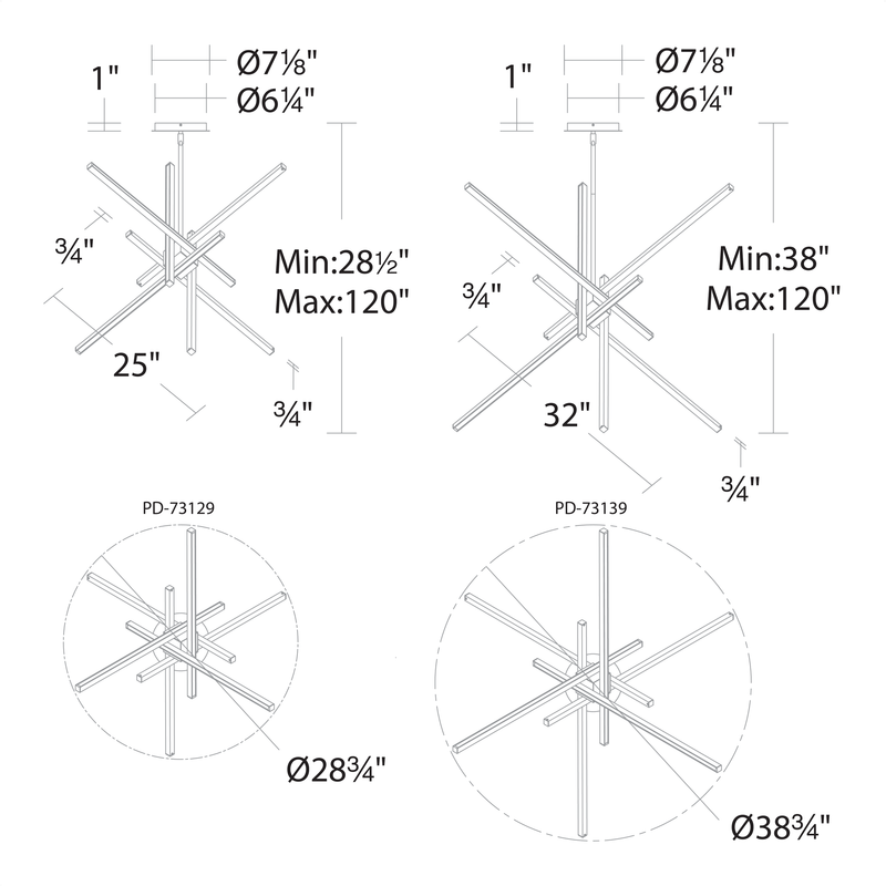 Parallax LED Pendant