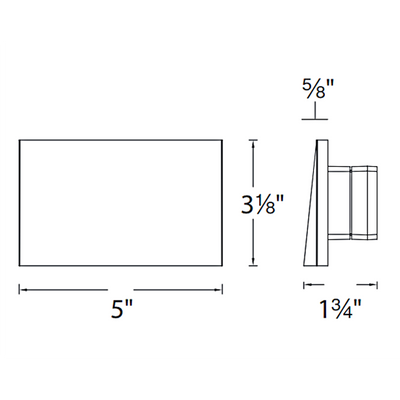 120V LED110 Horizontal Step / Wall Light