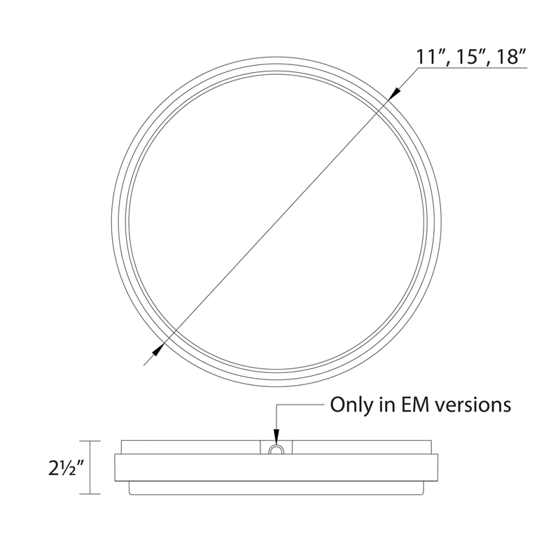 Lithium Wall / Ceiling Light