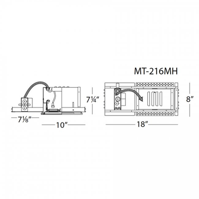 Low Voltage 2-Light Multiple Spot Invisible Trim
