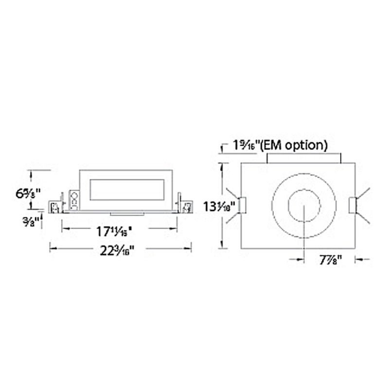 Volta 4.5IN RD Chicago Plenum IC Airtight Housing
