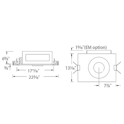 Volta 4.5IN RD Invisible New Construction IC Housing