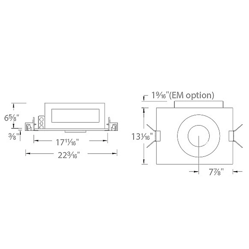 Volta 4.5IN RD Invisible New Construction IC Housing