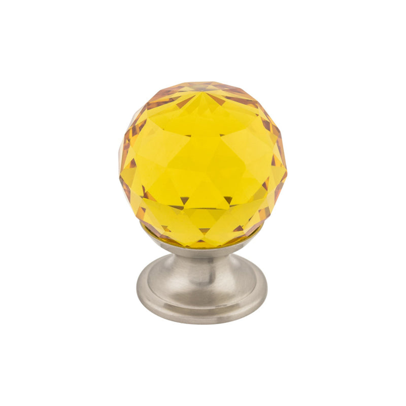 Amber Crystal Knob