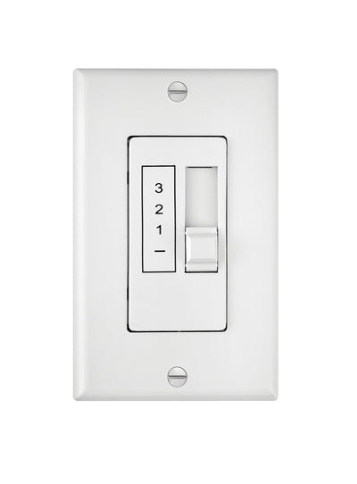 Hinkley - 980012FWH - Wall Contol - Wall Control 3 Spd Slide 5 Amp - White
