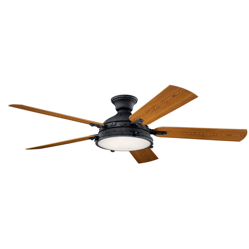 Kichler - 310017DBK - 60``Ceiling Fan - Hatteras Bay - Distressed Black