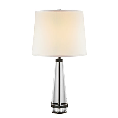 Alora - TL315229UBWS - One Light Table Lamp - Calista - Urban Bronze/White Silk Shade