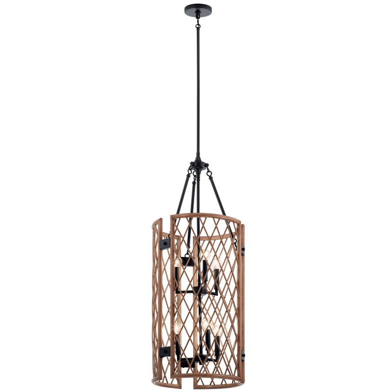 Kichler - 52079PAL - Six Light Foyer Chandelier - Oana - Palm