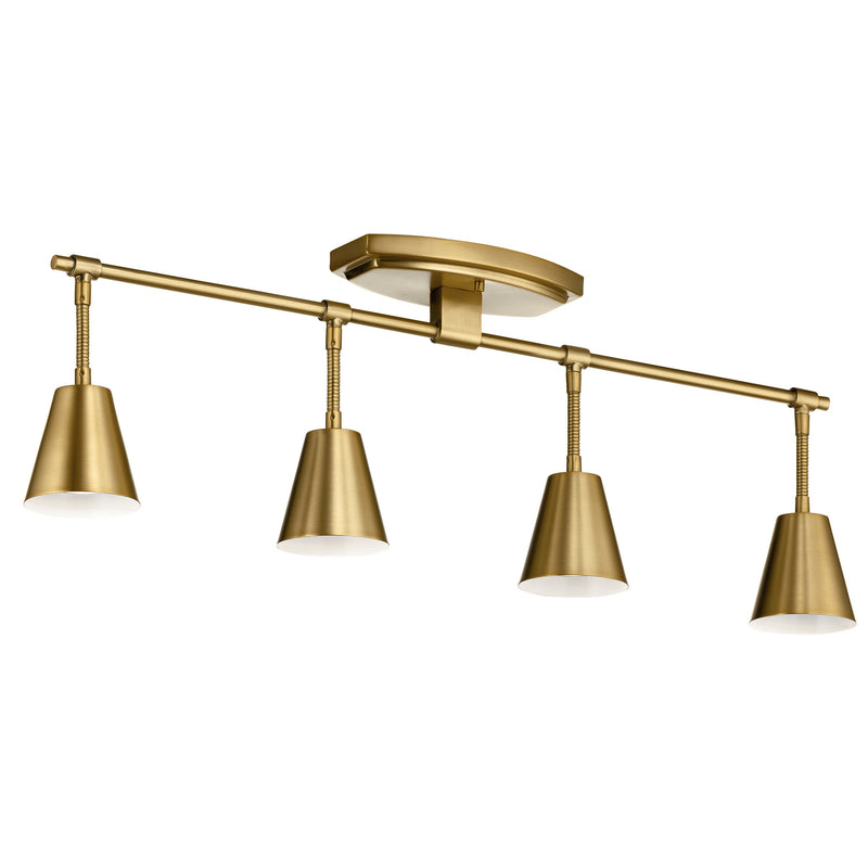 Kichler - 52129BNB - Four Light Rail Light - Sylvia - Brushed Natural Brass