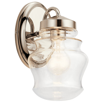 Kichler - 55037PN - One Light Wall Sconce - Janiel - Polished Nickel