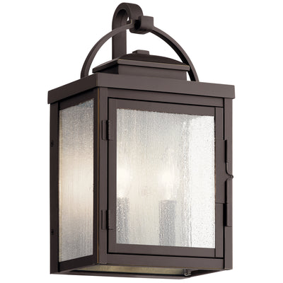 Kichler - 59011RZ - Two Light Outdoor Wall Mount - Carlson - Rubbed Bronze