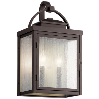 Kichler - 59012RZ - Two Light Outdoor Wall Mount - Carlson - Rubbed Bronze
