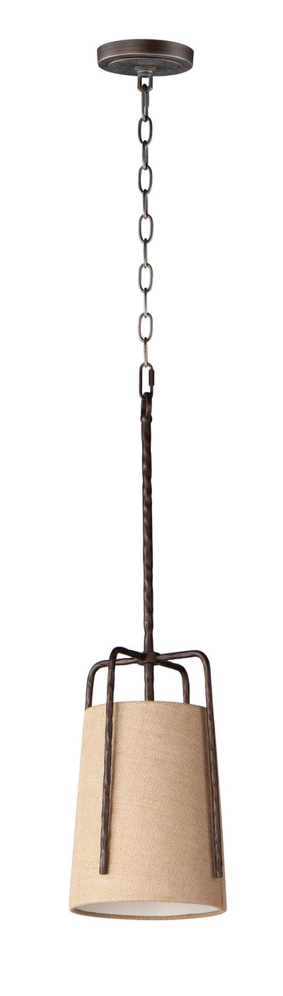 Maxim - 10198BROI - One Light Pendant - Pitchfork - Oil Rubbed Bronze