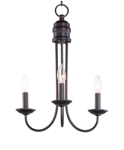 Maxim - 10343OI - Three Light Pendant - Logan - Oil Rubbed Bronze