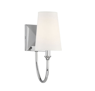 Savoy House - 9-2542-1-109 - One Light Wall Sconce - Cameron - Polished Nickel