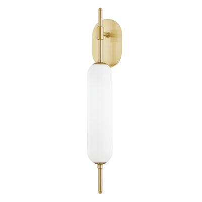 Mitzi - H373101-AGB - One Light Wall Sconce - Miley - Aged Brass