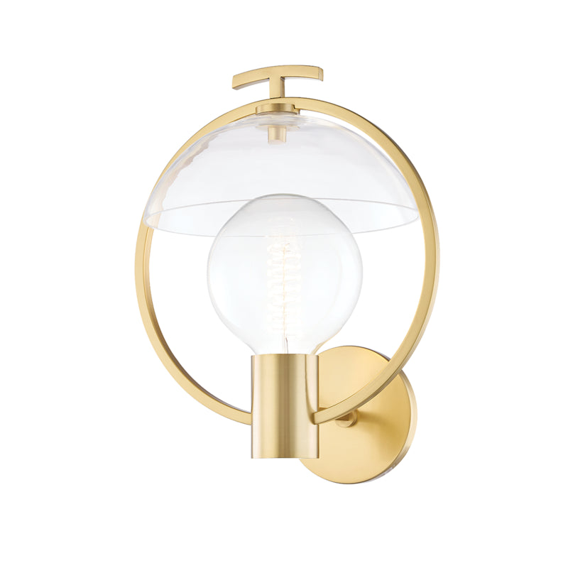 Mitzi - H387101-AGB - One Light Wall Sconce - Ringo - Aged Brass