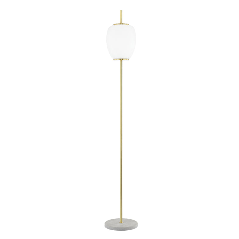 Mitzi - HL459401-AGB - One Light Floor Lamp - Bailee - Aged Brass