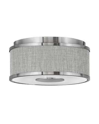 Hinkley - 42005BN - LED Foyer Pendant - Halo Heathered Gray - Brushed Nickel