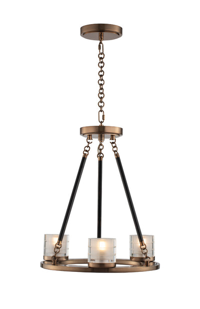 Kalco - 512471LB - LED Chandelier - Library - Library Brass