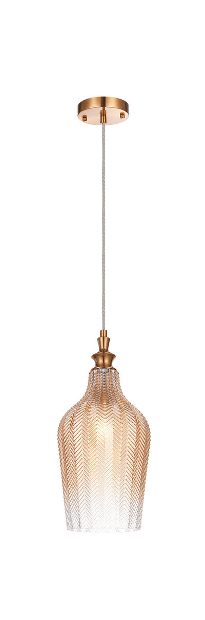 Matteo Lighting - C80101AG - One Light Pendant - Renity - Aged Gold Brass