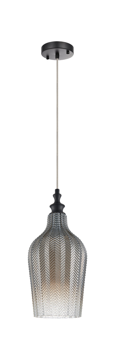 Matteo Lighting - C80101SM - One Light Pendant - Renity - Smoke