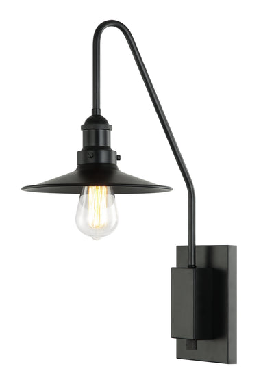 Matteo Lighting - S01511BKBK - One Light Wall Sconce - Bingrahm - Black