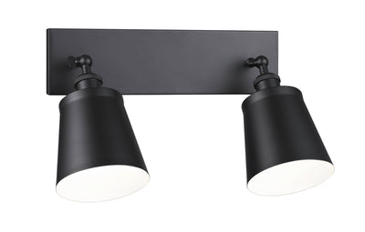 Matteo Lighting - S08202BK - Two Light Wall Sconce - Kinsley - Black