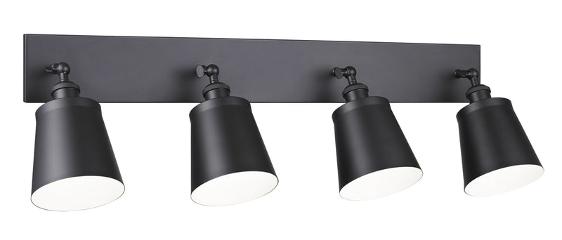 Matteo Lighting - S08204BK - Four Light Wall Sconce - Kinsley - Black