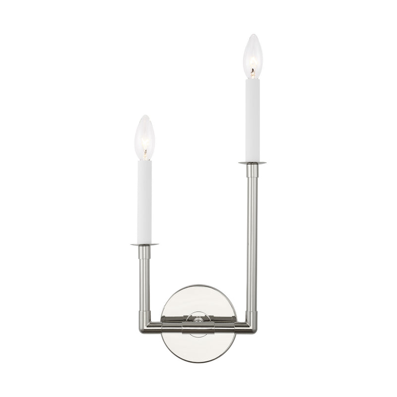 Visual Comfort Studio - CW1112PN - Two Light Wall Sconce - Bayview - Polished Nickel