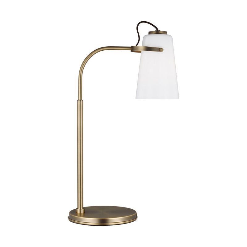Visual Comfort Studio - LT1001TWB1 - One Light Table Lamp - Hazel - Time Worn Brass