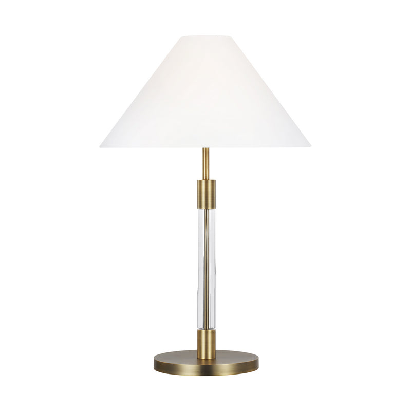 Visual Comfort Studio - LT1041TWB1 - One Light Buffet Lamp - Robert - Time Worn Brass