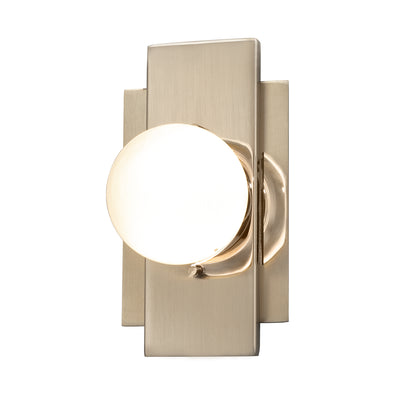 Justice Designs - FSN-4041-CLOP-BRSS - LED Wall Sconce - Luna - Brushed Brass