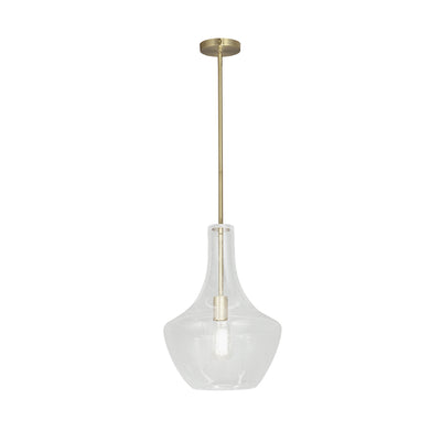 Justice Designs - FSN-4170-SEED-BRSS - One Light Pendant - Harlow - Brushed Brass