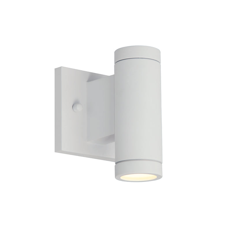Justice Designs - NSH-4110W-WHTE - LED Outdoor Wall Sconce - Portico - Matte White